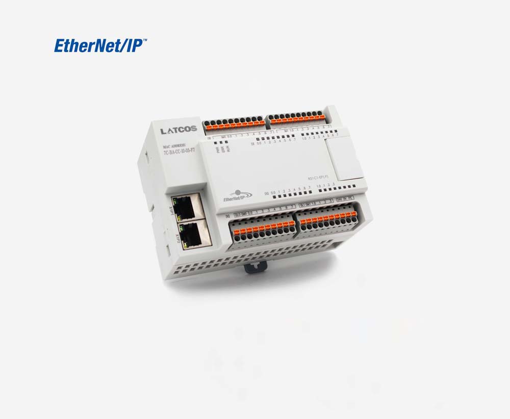 R51C1-EP(-Pro)-平卧式总线模块-ETHERNET/IP通讯 16DI/12DO PNP