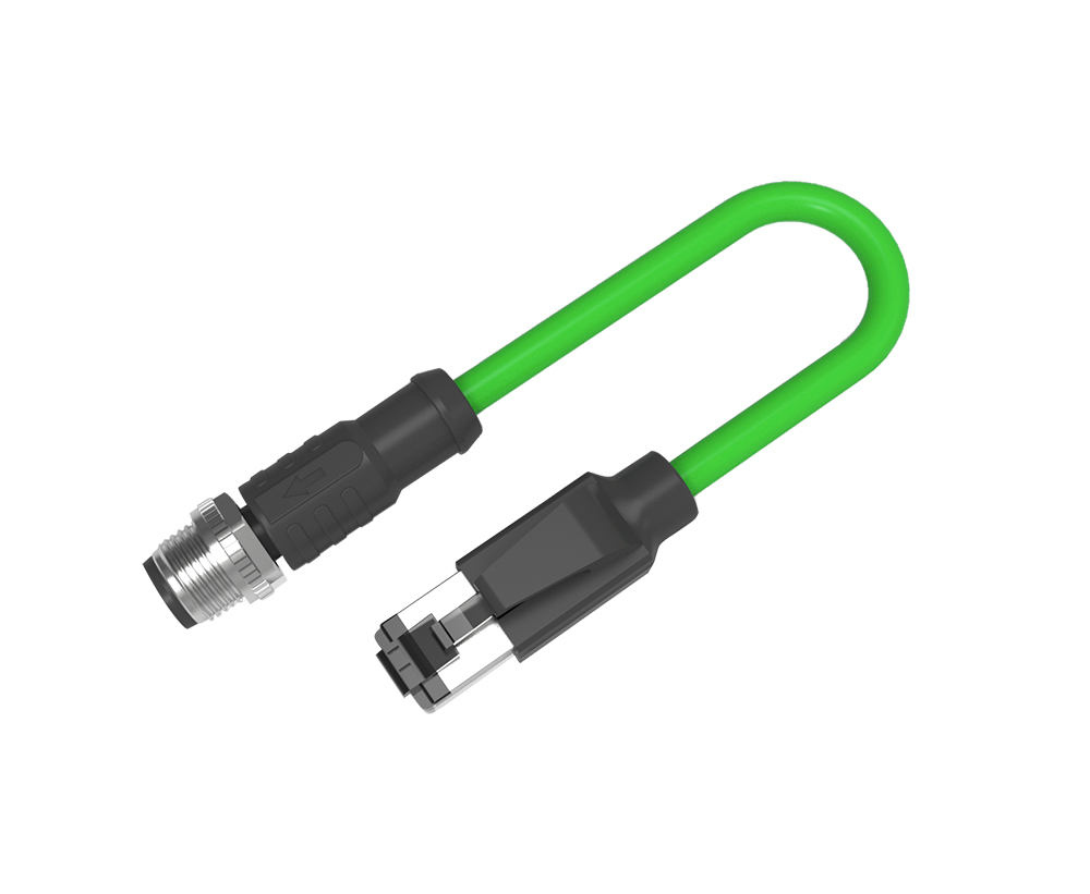 订货号：M12D-MS-4P-RJ45-□□-PVC