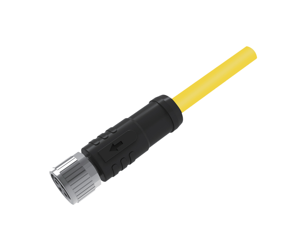 订货号：M12L-FS-5P-□□-PVC