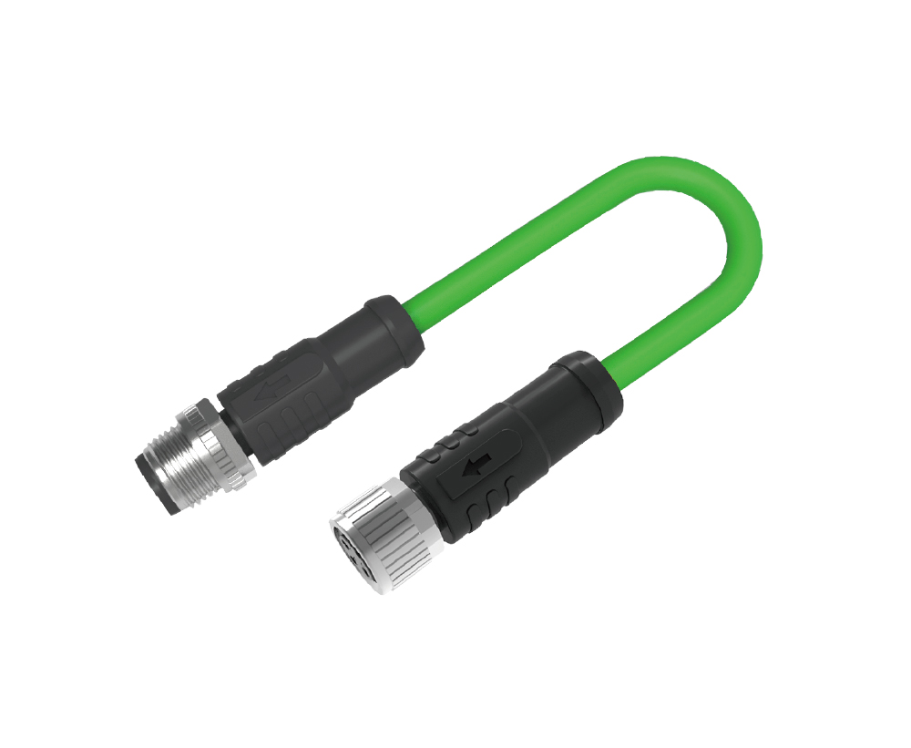 订货号：M12D-MS-4P-M12D-FS-4P-□□-PVC